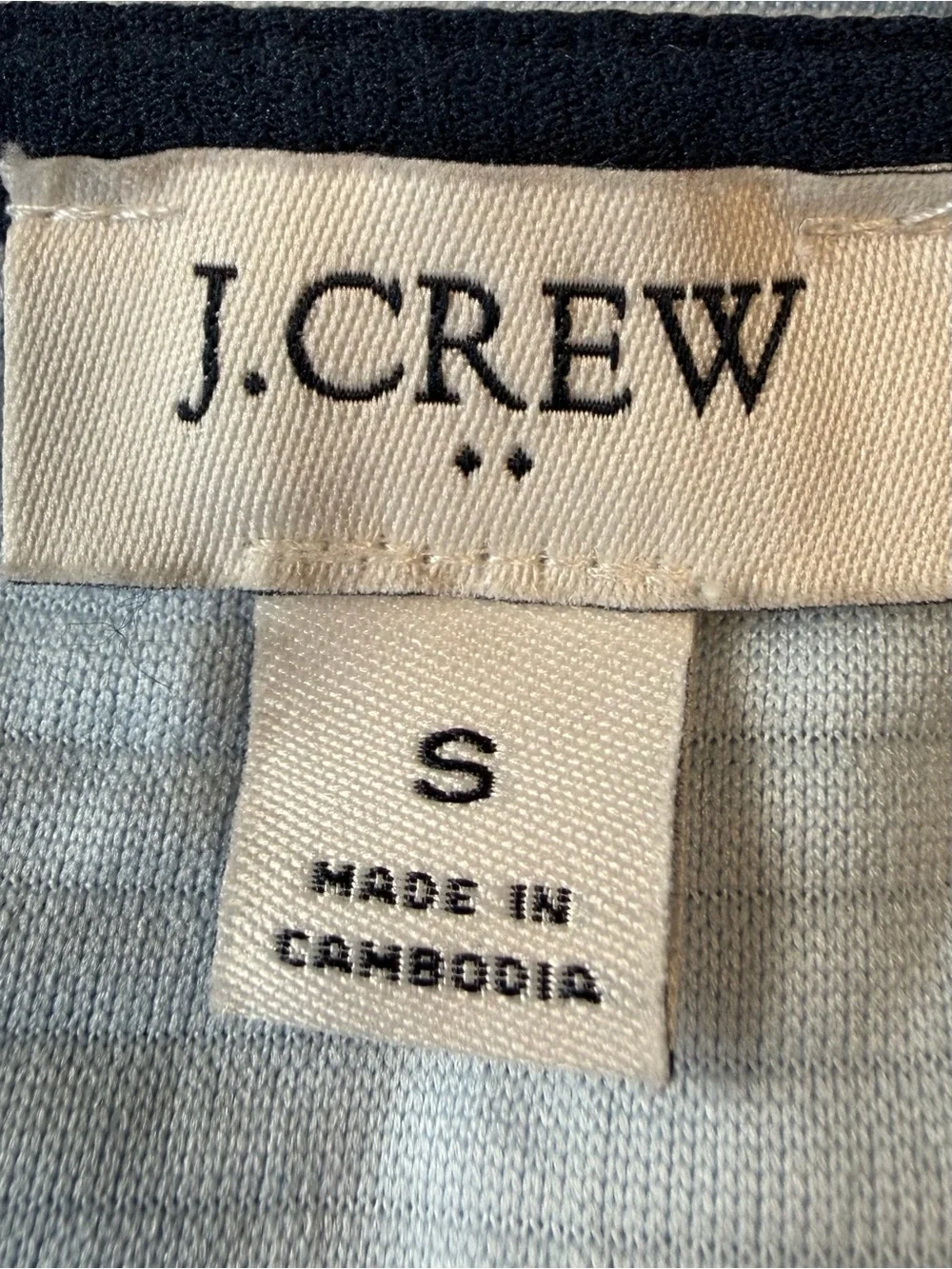 J. Crew Men’s Light Blue Polo with Navy Trim